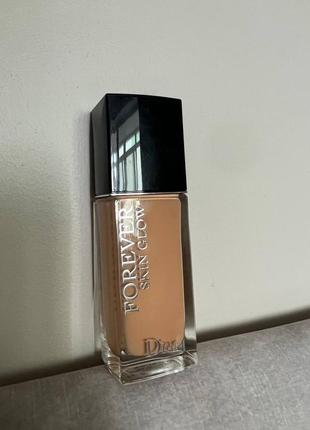 Тональная, тональная основа, тон dior forever skin glow