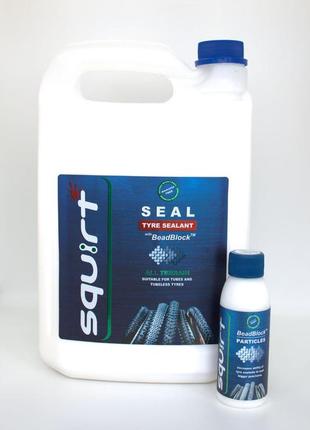 Герметик squirt seal beadblock® 5 л з гранулами