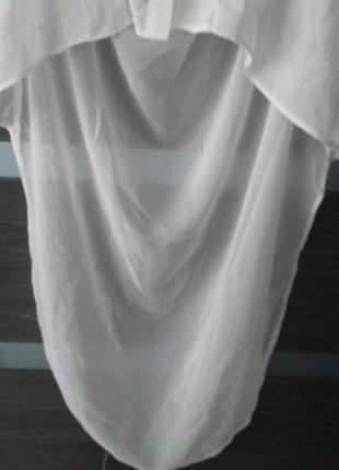 Блуза рубаха туника нарядная шифон размер 425 фото
