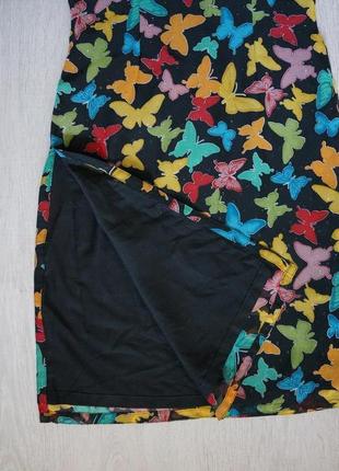 Продается стильная платье туника с разрезами и бабочками5 фото