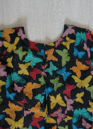 Продается стильная платье туника с разрезами и бабочками4 фото