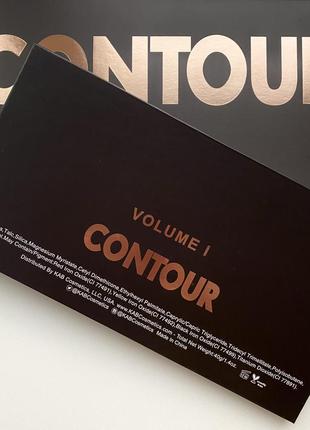Kab cosmetics - contour combo 8 shades vol. № 1 палетка для контурингу