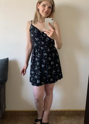 Сарафан платье с бантиком завязкой размер s-м (38) h&amp;m