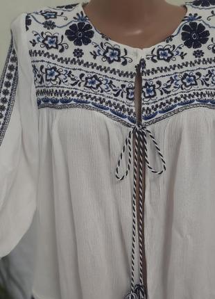 Роскошь блуза накидка вышиванка украинский кардиган енотно стиль7 фото