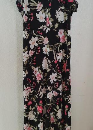 Довга квіткова сукня, р.44 евро, new look