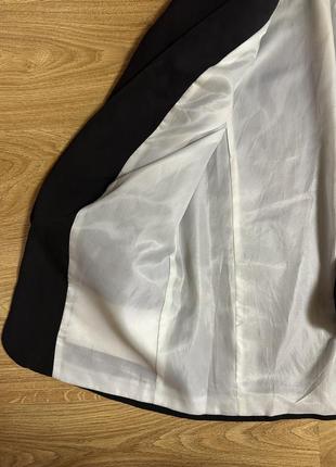 Удлиненный блейзер пиджак черный2 фото