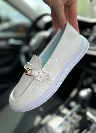 Лофери з пряжкою ланцюг 💙💛 балетки лофери сліпони мокасини / мокасини сліпони кеди