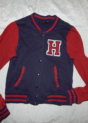 Кофта на кнопках бомбер xs