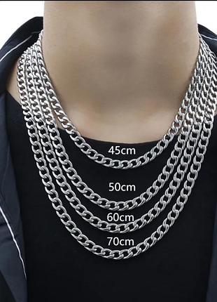 Цепочка унисекс  нержавеющая сталь