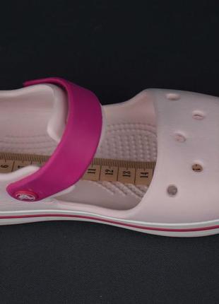 Crocs crocband sandal kids сандалі босоніжки крокси дитячі. оригінал. j1 /eu 31-32 р./ 20-20.5 см.6 фото