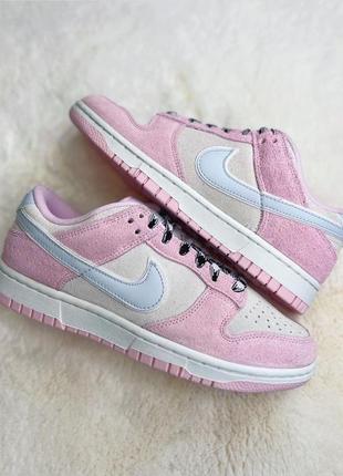 Кроссовки nike dunk low “pink foam”2 фото