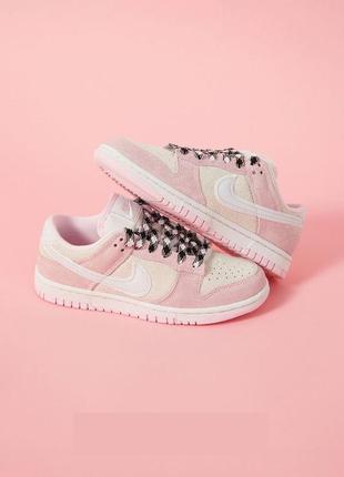 Кроссовки nike dunk low “pink foam”6 фото