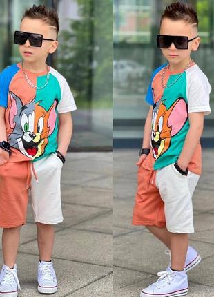 Комплект детский шорты и футболка zara