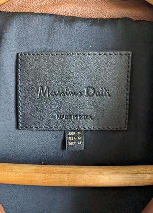 Шкіряна куртка косуха massimo dutti4 фото