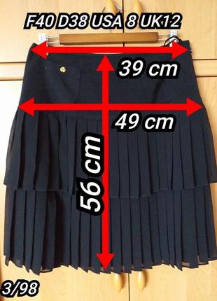Weill france винтажная черная юбка fr 402 фото