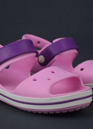 Crocs crocband sandal kids сандалии босоножки кроксы детские. оригинал. j1 /eu 31-32 г./ 20 см.2 фото