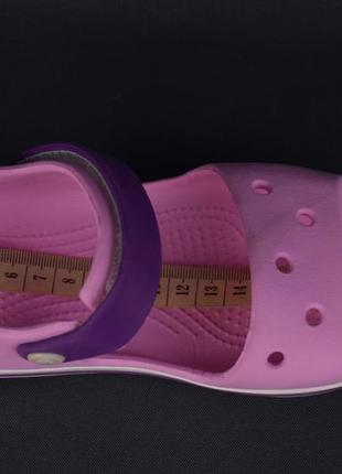 Crocs crocband sandal kids сандалии босоножки кроксы детские. оригинал. j1 /eu 31-32 г./ 20 см.6 фото