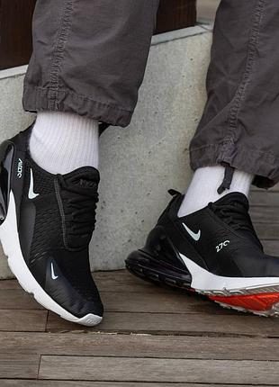 Nike air max 270 black white ❤️36рр-45рр❤️кросівки чоловічі найк аір макс 270, кросівки чорно білі найк 270, кроссовки мужские найк 270