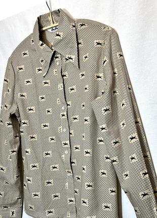 Dada, рубашка винтаж блуза хлопок, made in switzerland8 фото