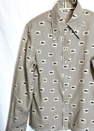Dada, рубашка винтаж блуза хлопок, made in switzerland5 фото