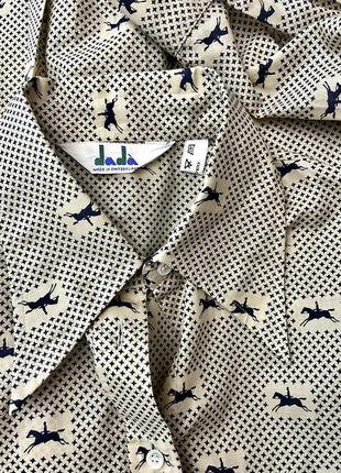 Dada, рубашка винтаж блуза хлопок, made in switzerland7 фото