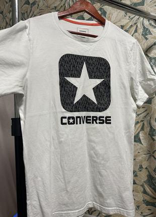 Футболка белая converse m8 фото