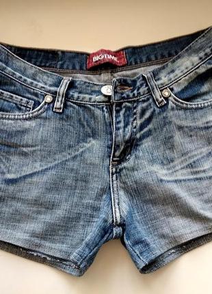 34-36р. джинсовые шорты big time + топ  topshop, комплектом2 фото
