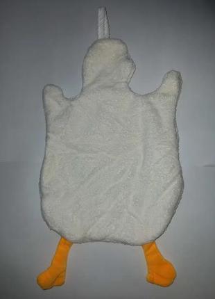 Міні рушник гуска полотенце утка белая для кухни гусь гуси