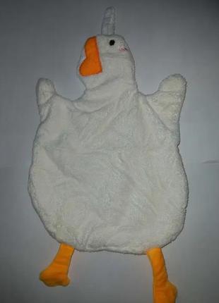 Міні рушник гуска полотенце утка белая для кухни гусь гуси