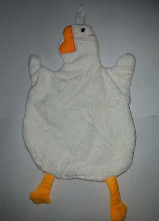 Міні рушник гуска полотенце утка белая для кухни гусь гуси