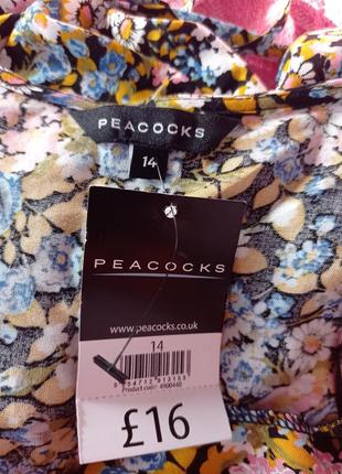 Блуза от бренда peacocks.4 фото