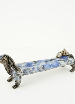 Статуэтка такса керамическая статуэтка dachshund statuette