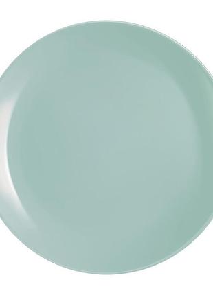 Тарілка luminarc diwali light turquoise /25 см/обід. (p2611)  tzp155