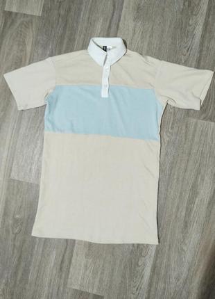 Чоловіче бежеве поло/h&amp;m/divided/футболка/ чоловічий одяг/divided