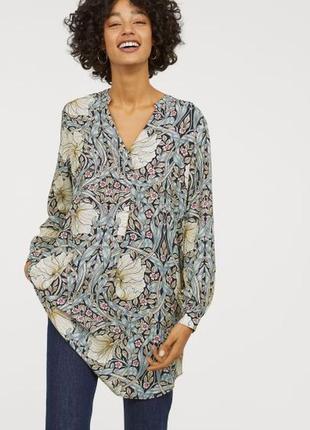 Колаборація h&m x morris&co! плаття / довга туніка, розмір 40, укр 46-48-50-52