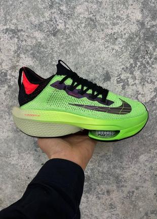 Мужские кроссовки nike air zoom alphafly green #найк