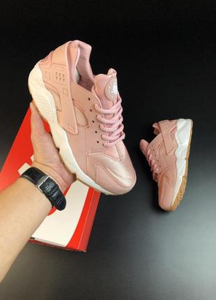 Популярные женские розовые кроссовки nike huarache 🆕 найк хуарачи2 фото