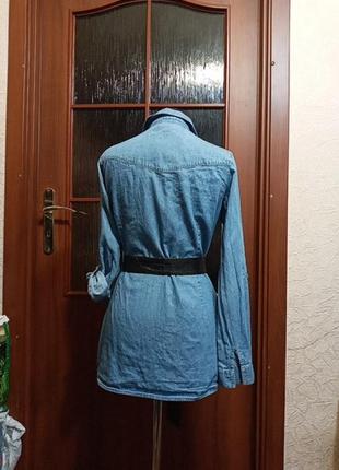 Платье - сорочка,джинс летний ,котон,китай,р.48,46.ц.170 гр2 фото