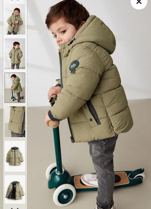 Курточка теплая для мальчиков 3мис-7роков💚1 фото