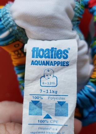 Floaties подгузник для плавания плавки мальчику 6-9-12м 68-74-80см4 фото