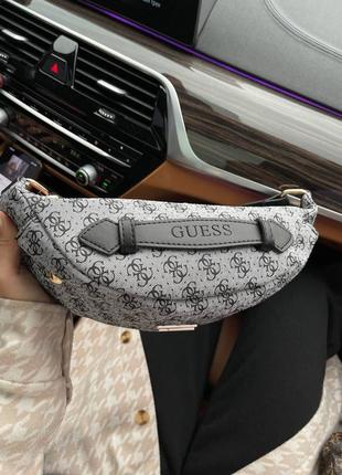 Брендова сумка бананка guess3 фото