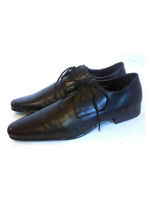 👞👞👞 стильні шкіряні чоловічі туфлі від бренду george, р.39 код m3901