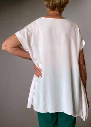 Дуже легка та ніжна блуза туніка 54 розмір.5 фото