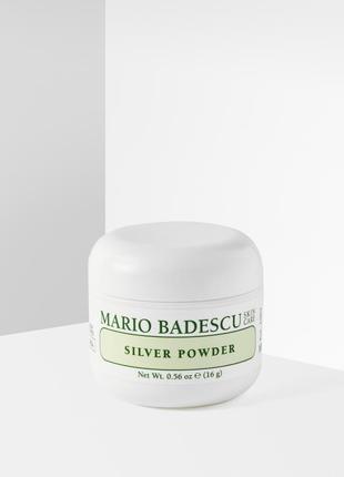 Пудра для глубокого очищения пор mario badescu silver powder