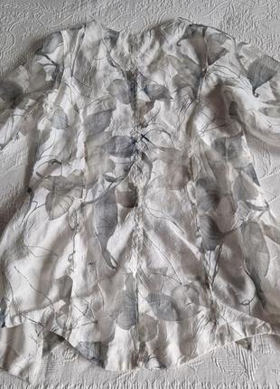 🌟🌟🌟 женская блуза туника niederberger с цветочным принтом7 фото
