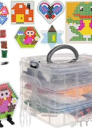 Великий набір прасувальних намистин термомозаїка 6500 шт kruzzel 20306 польща