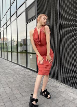 Святкова сукня розмір с жіноча на літо сліп дрес з відкритою спинкою3 фото