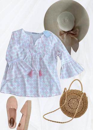 Нежнючая  блуза-распашонка