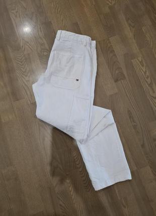Чоловічі білі штани tommy hilfiger джинси брюки 33х32