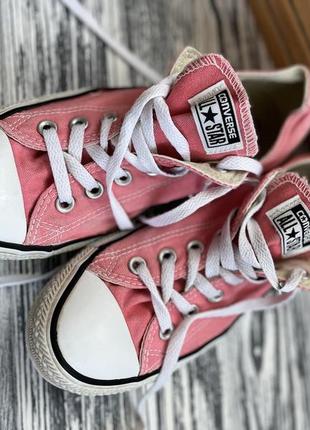 Кеды женские розовые converse 25.5 см, идеальное состояние7 фото